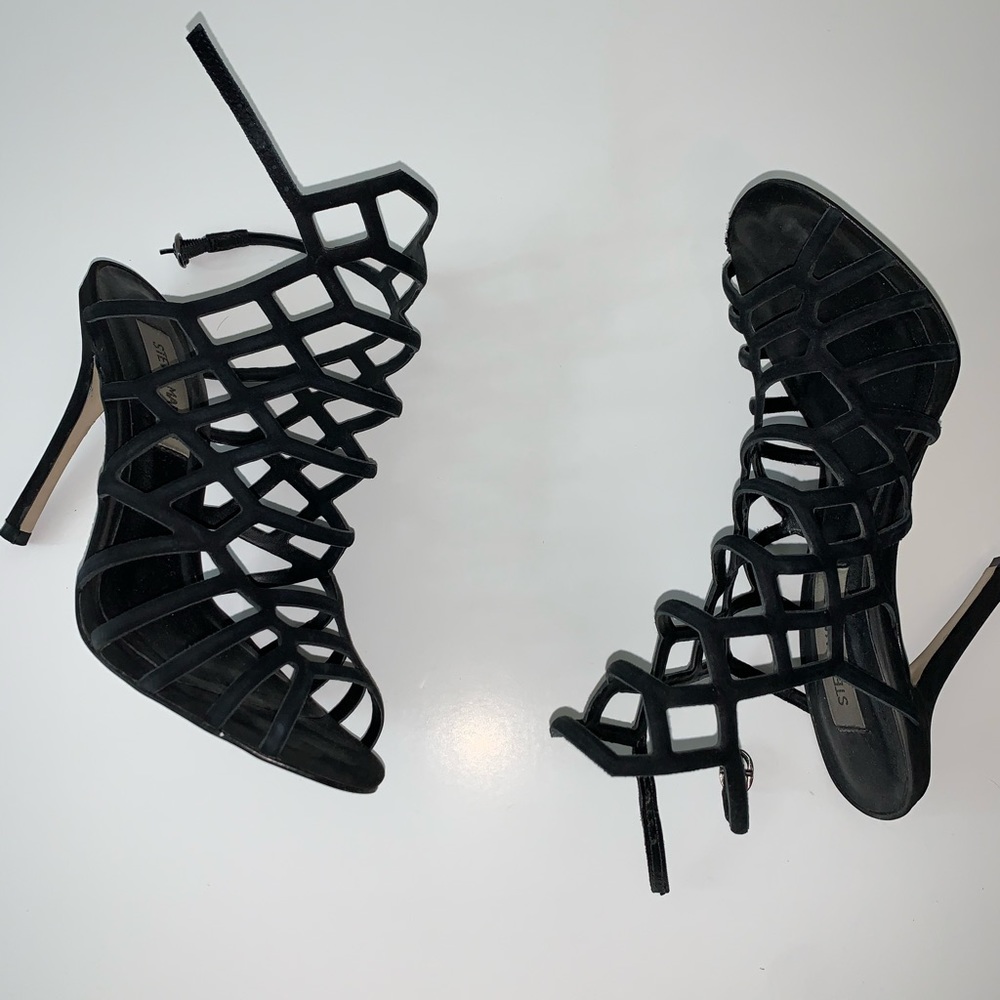 Steve Madden black heels - Picture 3 of 4
